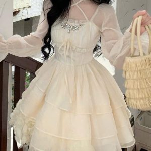 Váy Voan Tầng Thiên Nga