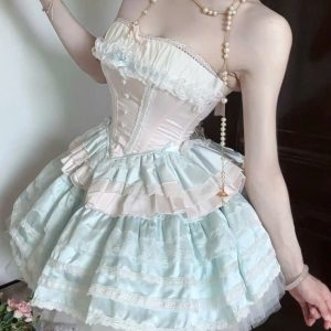 Váy Công Chúa Rococo Xếp Tầng