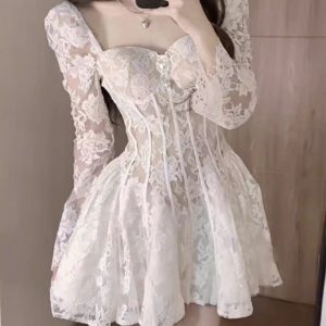 Váy Ren Corset Thanh Lịch